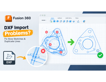 Fusion 360 DXF Import Problems: Fix Slow Sketches and Duplicate Lines